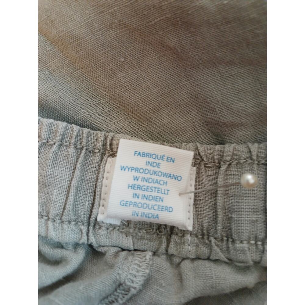 Sigrid Olsen 100% Linen Pants Elastic Drawstring … - image 8